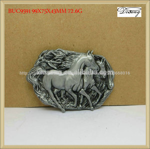 buc9591 venta al por mayor <span class=keywords><strong>de</strong></span> plata runing dos <span class=keywords><strong>caballos</strong></span> cinturón <span class=keywords><strong>de</strong></span> hebilla para <span class=keywords><strong>los</strong></span> hombres - Product Image 1