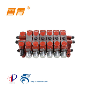 Online shop backhoe graafmachine monoblock driectional flow olie controle hydraulische klep met 20MPA druk spoel klep ZL 63L M - Product Image 2