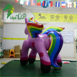 Hongyi PVC Inflatable Unicorn, Tùy Chỉnh Bơm Hơi Khổng Lồ Động Vật Đồ Chơi - Product Image 4