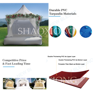 Cabine Photo de <span class=keywords><strong>d</strong></span>écoration de mariage, château blanc gonflable, maison de rebond à <span class=keywords><strong>vendre</strong></span> - Product Image 6