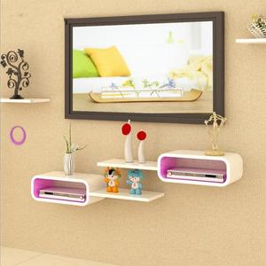 Sáng Tạo Tường <span class=keywords><strong>TV</strong></span> Box Cube Phòng Khách MDF Kệ Trưng Bày Nổi - Product Image 5