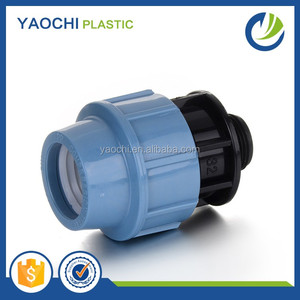 Hdpe pp compressie <span class=keywords><strong>fitting</strong></span>/italiaanse type taizhou mannelijke schroefdraad adapter voor water supply en irrigatie buisleidingen - Product Image 2