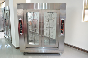 <span class=keywords><strong>Horno</strong></span> Rotatorio Vertical de Gas de Doble Puerta para <span class=keywords><strong>Pollo</strong></span> y Pato, de Acero Inoxidable de Alta Eficiencia para Restaurantes Comerciales - Product Image 2