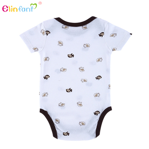 <span class=keywords><strong>Tous</strong></span> les types de haute qualité impression Animal Cartoon Pattern bébé barboteuse - Product Image 6