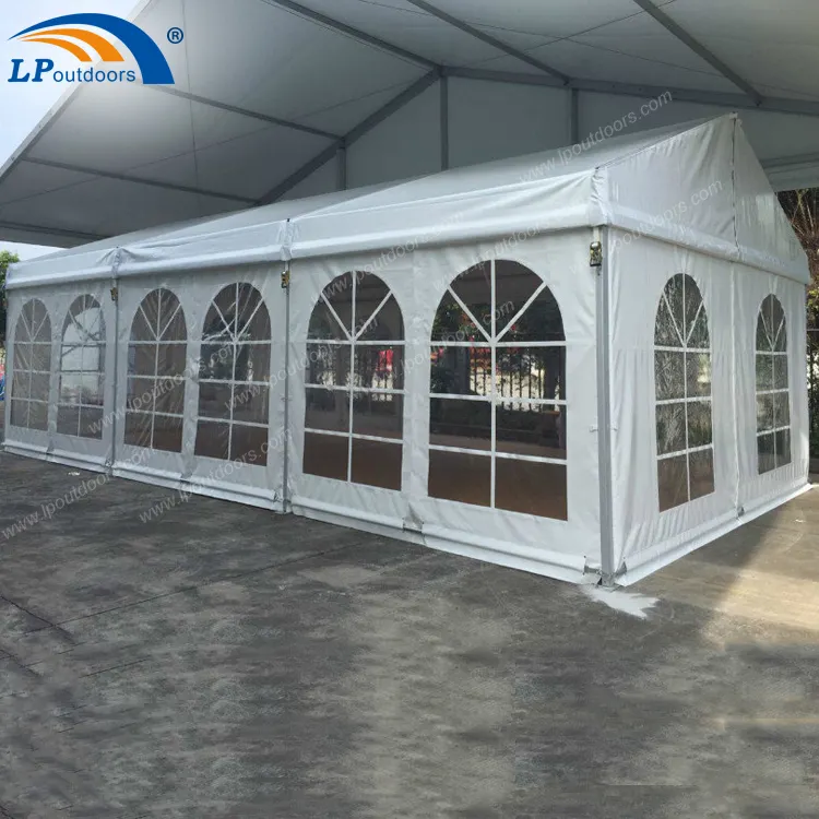 Tenda Pernikahan Aluminium Luar Ruangan, 5X9M dengan Lantai Tenda Pesta Murah untuk Acara Kecil