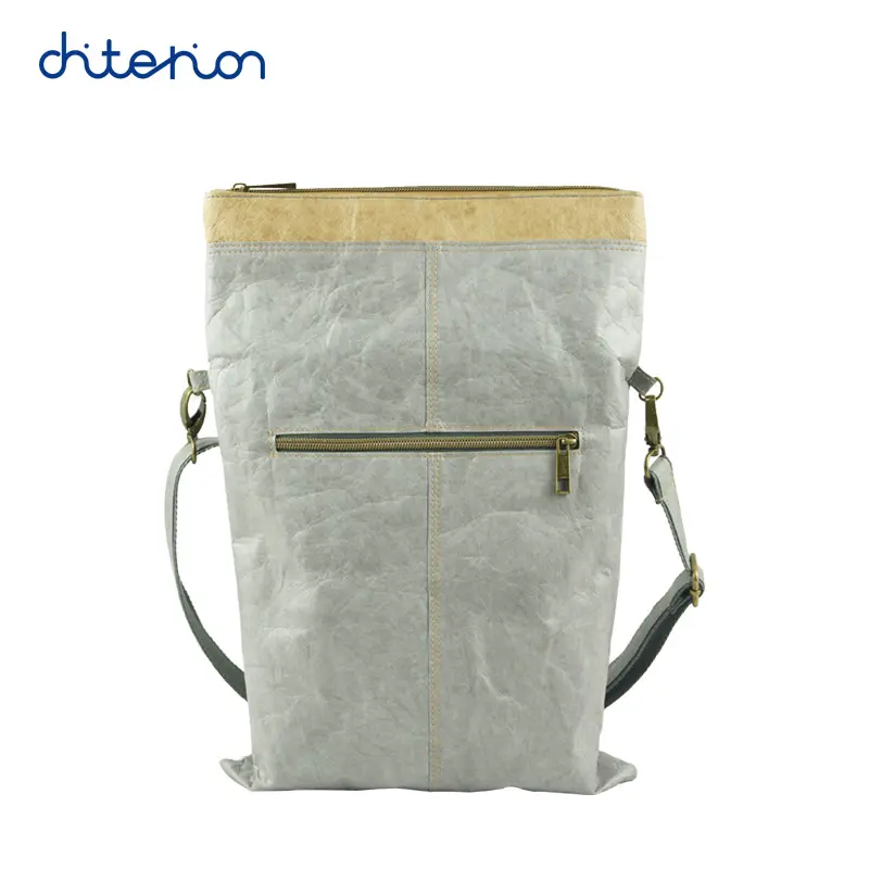 Chiterion Washable Waterproof Durable Dupont Tyvek Fashion Crossbody Shoulder Shopping Baged for Woman Girl to Work Travel Party