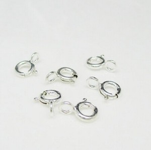 Chiusura <span class=keywords><strong>a</strong></span> <span class=keywords><strong>Molla</strong></span> in Argento Sterling 925 di Alta Qualità per Gioielli Fai-da-Te, 5mm 6mm 7mm 8mm - Product Image 4