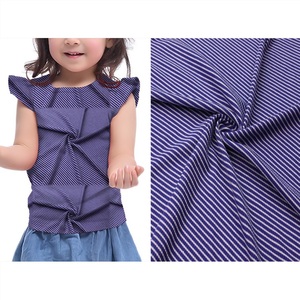 Tissu en tricot côtelé 1x1 à rayures bleues et blanches, sur mesure, directement de l'usine, pour col de t-shirt, très demandé - Product Image 5