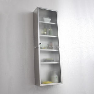 Venta directa de fábrica alto y delgado de cocina de acero inoxidable gabinete de almacenamiento de diseño - Product Image 2