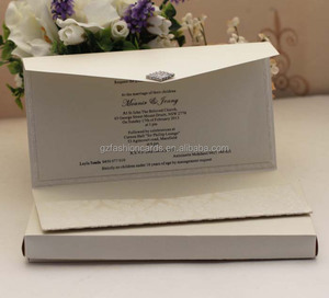 Cartes d'invitation de mariage originales en flocage avec boucle - Product Image 4
