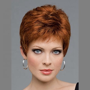 Aishili zafferano giallo sintetico parrucca diritto serico dei capelli la migliore vendita femminile <span class=keywords><strong>parrucche</strong></span> di alta qualità - Product Image 1