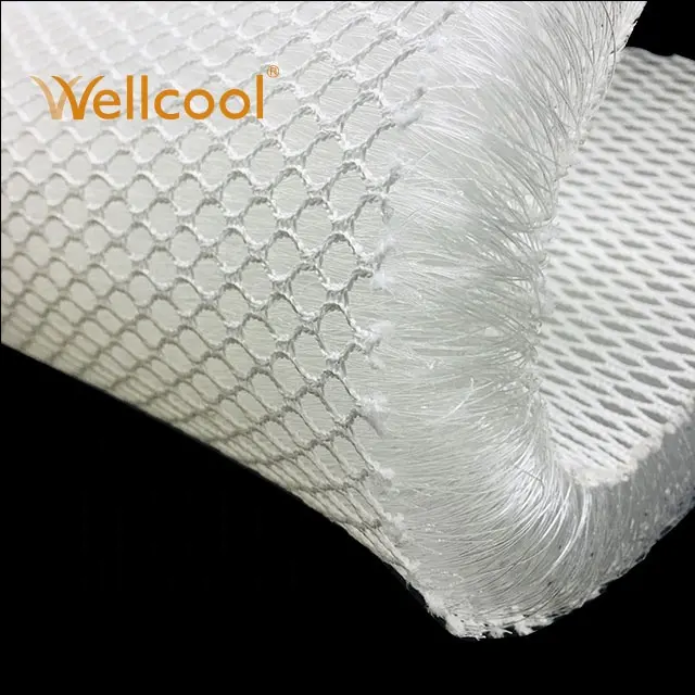 Wellcool مخصص 3-30 مللي متر 160-230 سنتيمتر عرض 1300-1600gsm قابل للغسل الاعوجاج محبوك 30 مللي متر فراش 3d شبكة النسيج