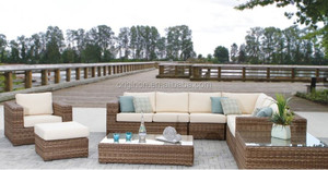 <span class=keywords><strong>Tumbona</strong></span> de 6 plazas diseñado jardín sofá exterior con reposapiés poli Ratán Muebles de jardín - Product Image 3
