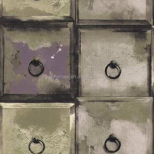 Moderne Style Ancien <span class=keywords><strong>Porte</strong></span> En Fer Décoratif Vinyle Papier Peint - Product Image 3