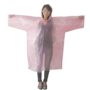 Chubasquero desechable con capucha de cordón Estilo moderno de PE para niños y niñas Tours al aire libre - Product Image 1