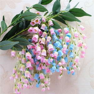 S-1237 2019ร้อนขายปรับแต่งเจ้าสาวช่อดอกไม้ดอกไม้ประดิษฐ์ Lily Of The Valley สำหรับงานแต่งงาน - Product Image 5