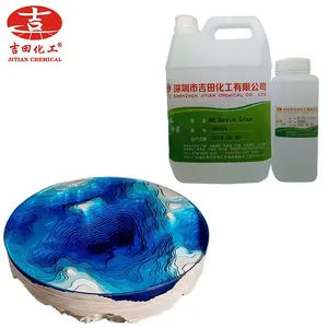 Wholesale Price Cheap Clear Transparent Liquid Crystal Resina Epoxy Wood Table Top Epoxy Resin