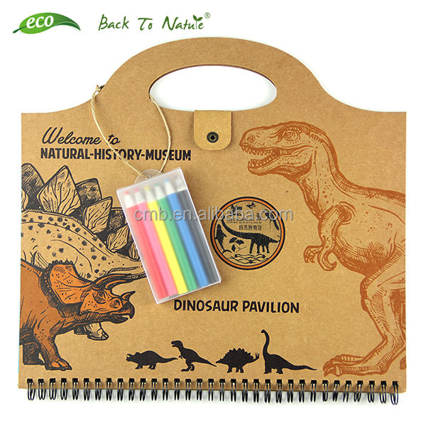 Натуральные портативные детальные книжки-раскраски для детского рисования