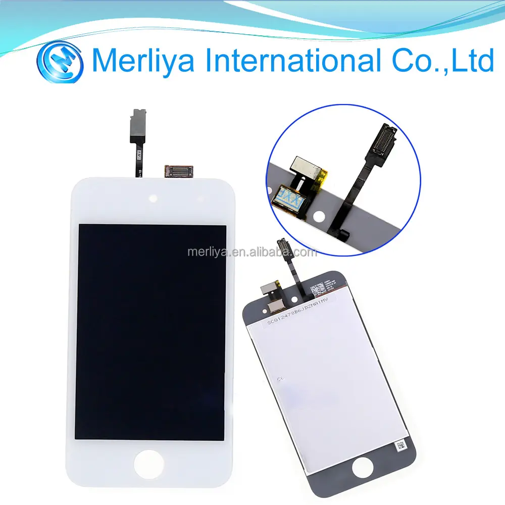 For iPod Touch 4 4th Gen LCD Display Touch Screen Digitizer Front Panel Glass White
