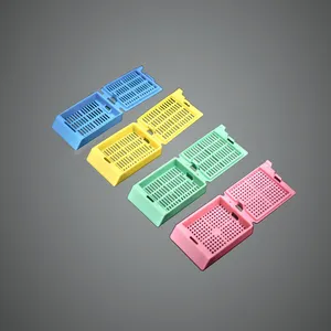 高品质不同颜色的塑料组织嵌入盒