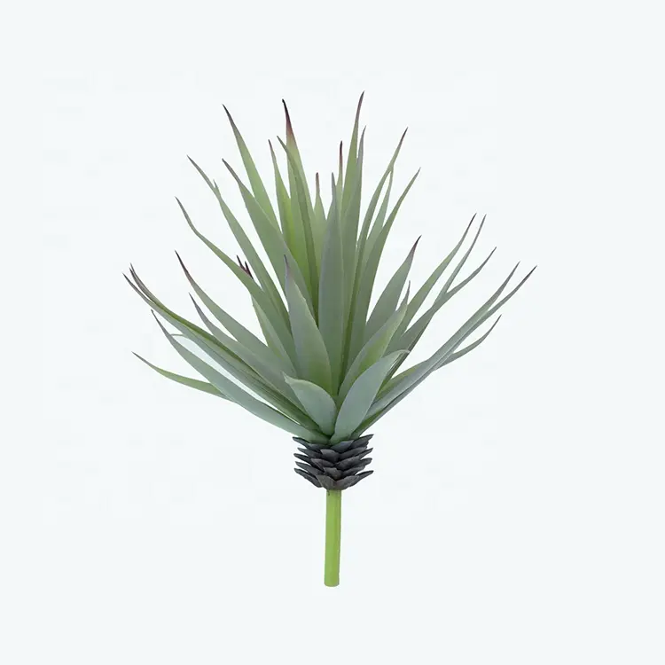 Mini Green Indoor Succulent Artificial Agave Plants for Home Decorations