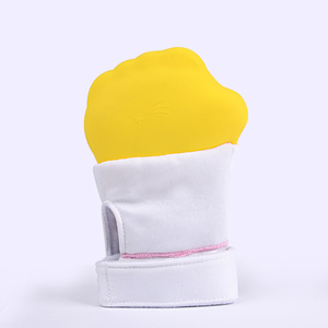 Fábrica Al Por mayor seguridad bpa libre silicona <span class=keywords><strong>manopla</strong></span> del bebé mano - Product Image 2