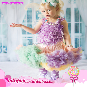 Alta qualità! commercio all'ingrosso pannello esterno del bambino colorato solido bambini <span class=keywords><strong>bambine</strong></span> pannello esterno chiffon del <span class=keywords><strong>tutu</strong></span> del pettiskirt - Product Image 4