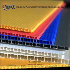 Extrusión técnica bordes sellados disponibles PE corrugado/polietileno de plástico corrugado - Product Image 2
