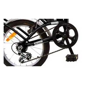 Bicicleta plegable de aleación delantera y trasera de acero de 16 pulgadas - Product Image 5