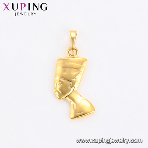 33980 Ultimo disegno xuping del pendente di modo, 24K color oro Antico/Royal regina Egiziana del pendente - Product Image 2