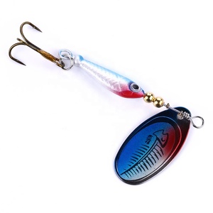 Hengjia 5.5CM 9G Giàn Mực Trolling Mồi Câu Cá Mồi Spinner - Product Image 3