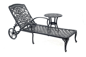 Aluminio fundido outdoor antiguo <span class=keywords><strong>chaise</strong></span> <span class=keywords><strong>longue</strong></span> mejor sofa reclinable silla - Product Image 1