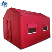Nouveau style de tente de camping rouge personnalisée tente dôme extérieure tente gonflable de fête pour les événements