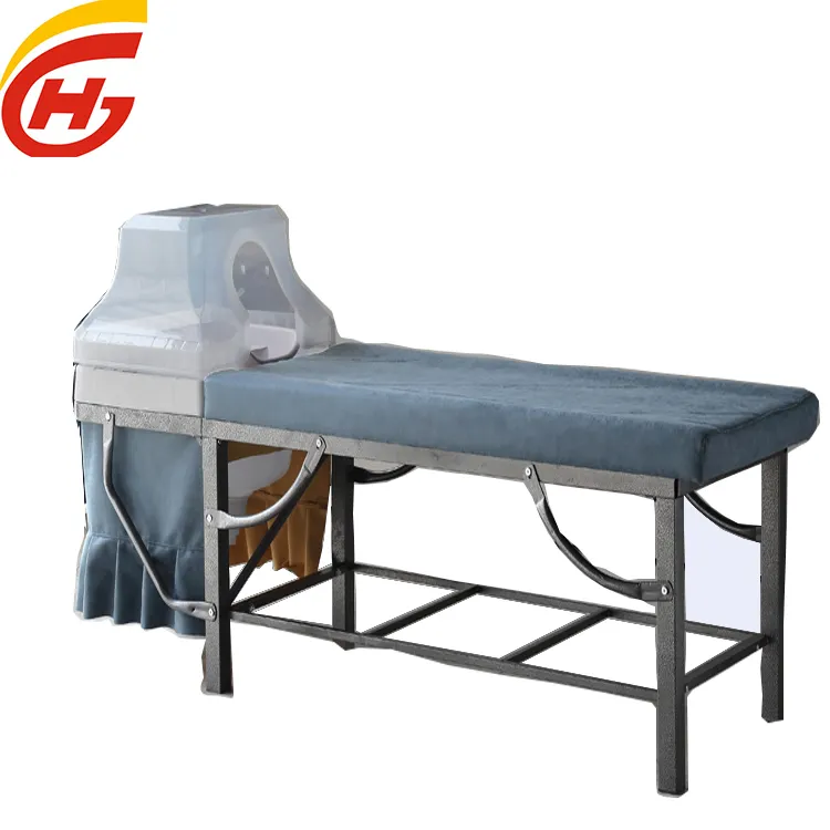 HG-A053 bali lit de massage avec vapeur de cheveux table d'acupuncture aqua prix de massage