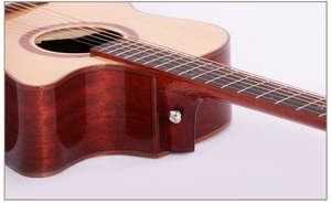 Guitares acoustiques Auditorium à 6 cordes en épicéa massif avec dos et éclisses en acajou – Vente en gros - Product Image 5