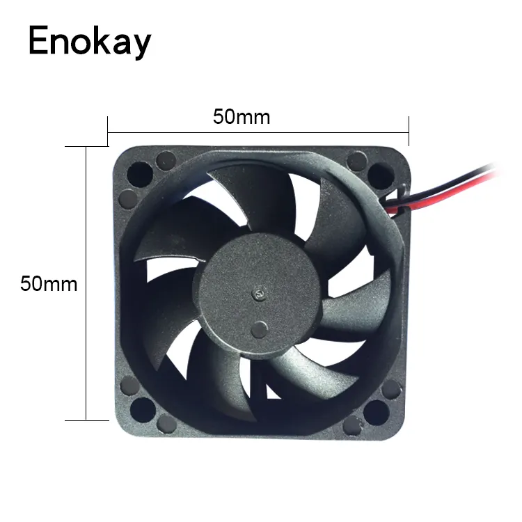 Ventilador del motor DC mini ventilación tamaño 50x50x20 24 V DC fan