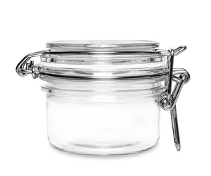 cosmetic plastic clip top airtight 40ml 60ml 80ml 120ml 150ml 180ml 200ml 350ml 450ml 550ml 600ml 800ml 1000ml pet kilner jar