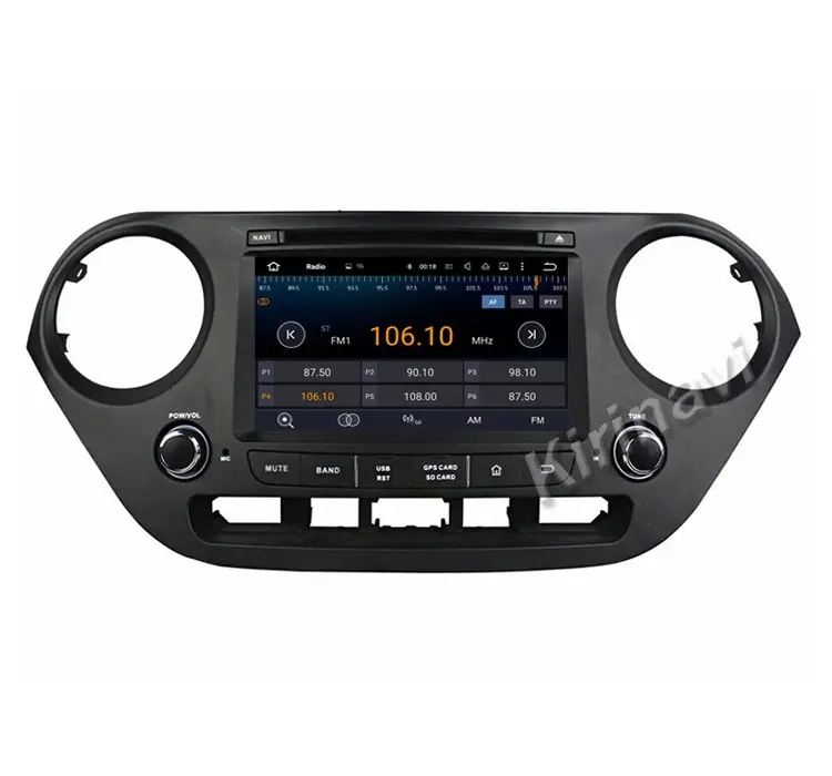 Kirinavi WC-HI8024 android 10.0 8" double din car stereo for hyundai i10 2013 2014 2015 2016 multimedia player with gps 16G ROM