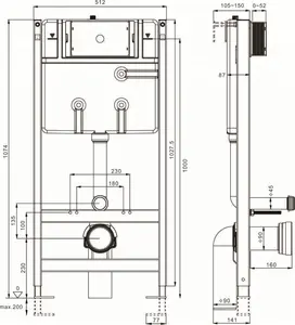 Concealed Cistern Toilet CE Standard Slimline Wall Hung Toilet And Plastic Concealed Cistern Frame For Wall Mounted Toilet