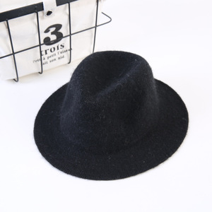 모직 펠트 아이 바위 중절모 모자 플로피 넓은 테두리 아이 모직 모자 넓은 테두리 펠트 모자 - Product Image 3