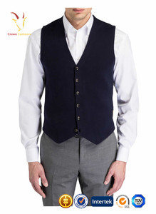 Col <span class=keywords><strong>en</strong></span> V <span class=keywords><strong>En</strong></span> <span class=keywords><strong>Laine</strong></span> Mérinos Cachemire Gilet Hommes - Product Image 4