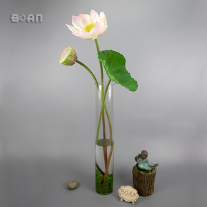 ดอกลิลลี่ประดิษฐ์ทำจากไหมเมล็ด<span class=keywords><strong>บัว</strong></span>สำหรับงานแต่งงานที่บ้าน - Product Image 2