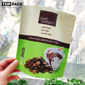 Sac à aliments noir, 30g, emballage pour le thé mattes, avec fermeture éclair - Product Image 3