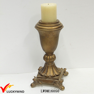 Corona artesanal Vintage <span class=keywords><strong>colgar</strong></span> oro rosa titular de la vela - Product Image 4