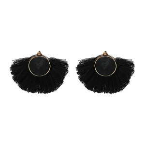 Ywmt 2018 últimas mayorista Boho folk fan lana borla pendientes para las mujeres - Product Image 6