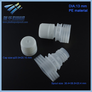 Barato de la jalea del surtidor <span class=keywords><strong>13</strong></span> mm PE tapa de plástico para la bolsa - Product Image 2