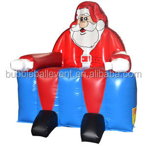 <span class=keywords><strong>Alta</strong></span> calidad inflables de Navidad Santa silla/sofá/tumbona para decorativo - Product Image 2