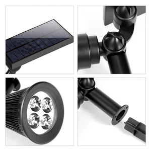 [Amélioré <span class=keywords><strong>200</strong></span> Lumen] Nouveau Imperméable À L'eau <span class=keywords><strong>solaire</strong></span> jardin lumière Extérieure de projecteur de paysage - Product Image 2