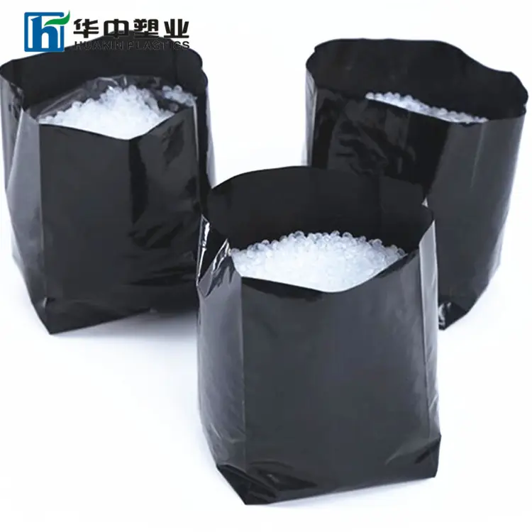 UV resistant durable hydroponics black plastic grow bags