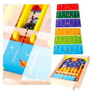encargo de los niños atención práctica bolas de juego con una tarjeta reactividad probar de Pinball de juguete - Product Image 5
